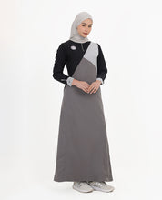 Shadow & Mist Color Block Jilbab