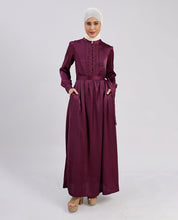 Royal Maroon Laced Maxi Dress