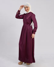 Royal Maroon Laced Maxi Dress