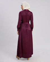 Royal Maroon Laced Maxi Dress