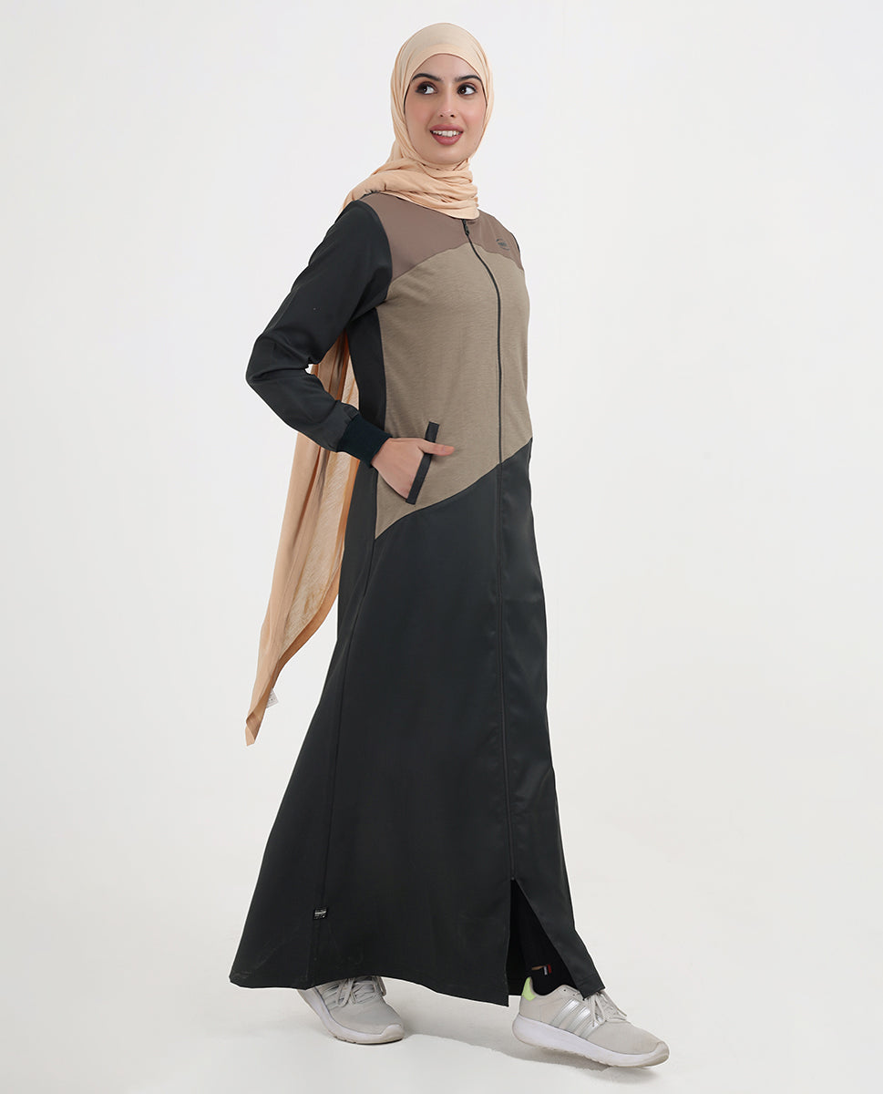 Mode Green Contrast Jilbab