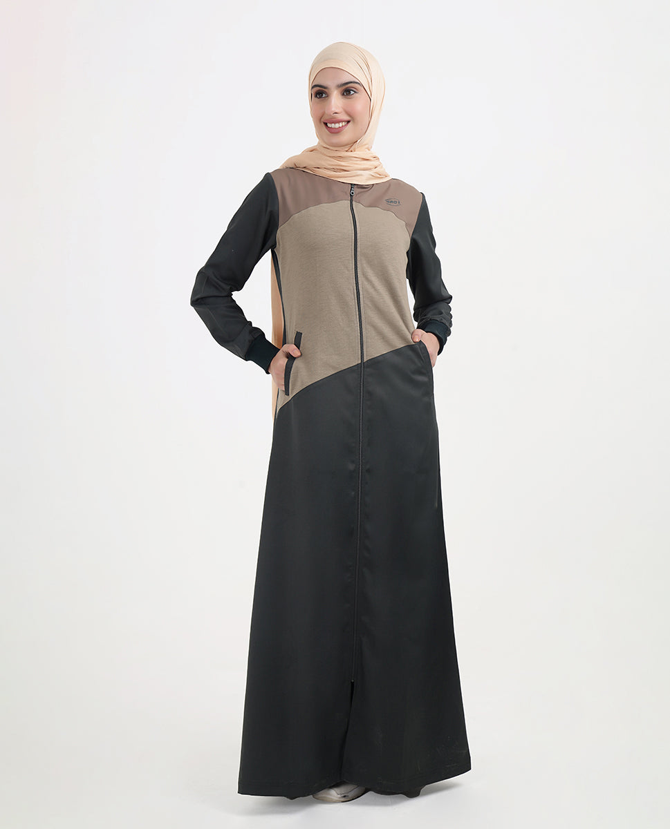 Mode Green Contrast Jilbab