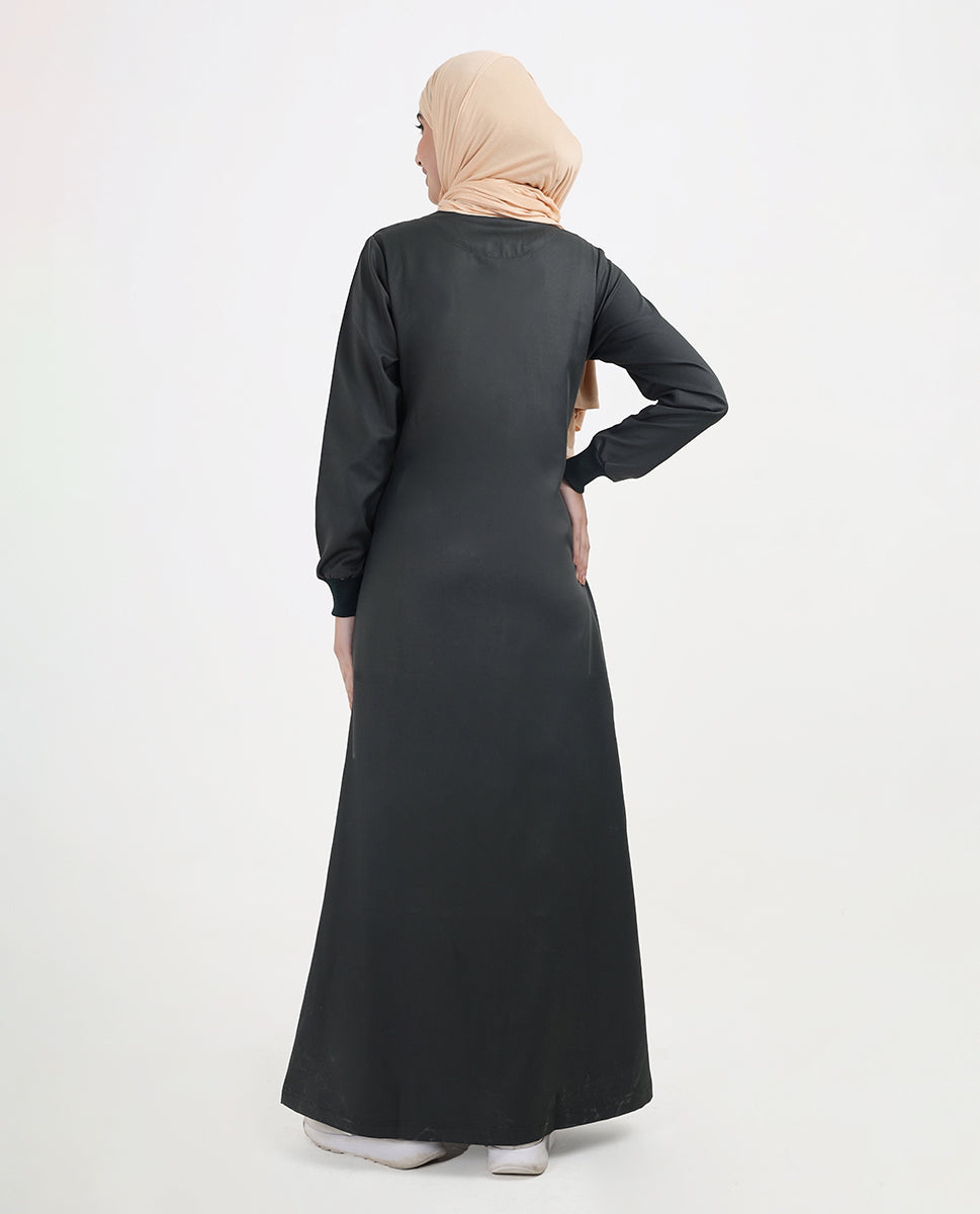 Mode Green Contrast Jilbab