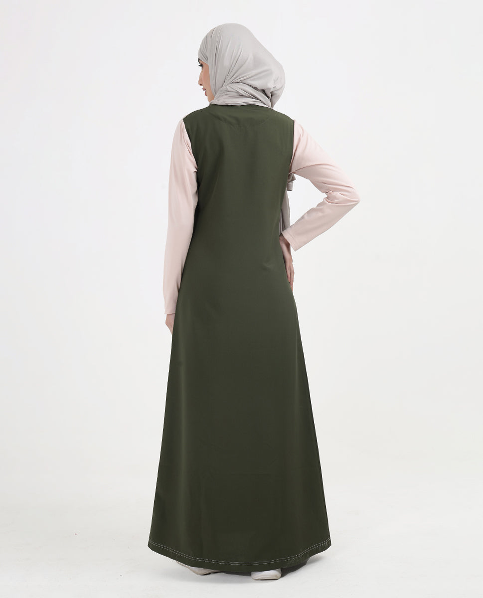 Olive And Blush Urban Jilbab