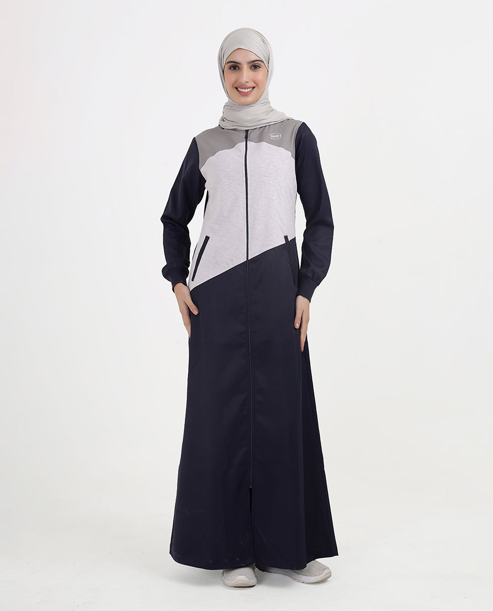 City Comfort Navy Contrast Jilbab
