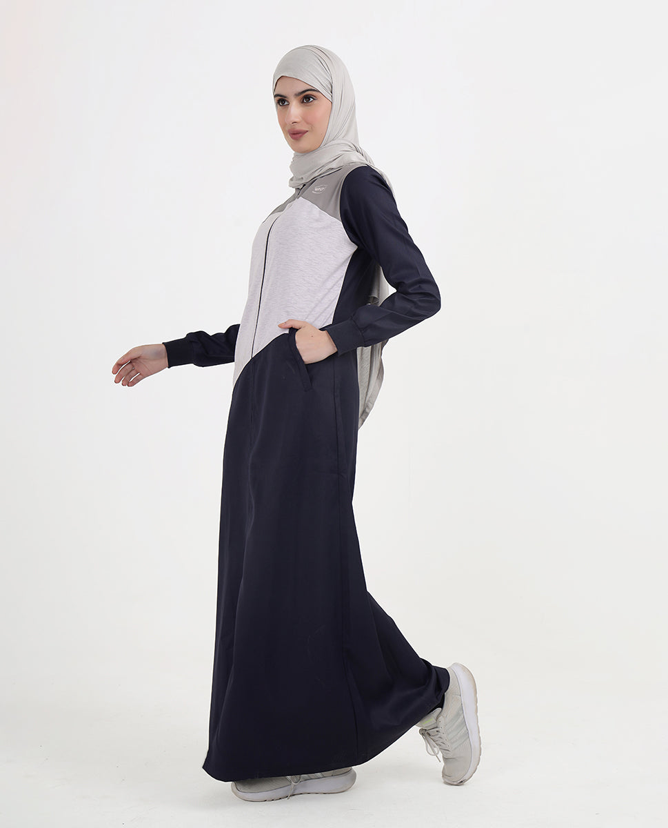 City Comfort Navy Contrast Jilbab