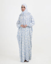 Azure Ivory Premium Rayon Prayer Dress