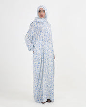 Azure Ivory Premium Rayon Prayer Dress