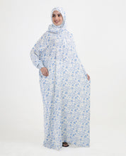 Azure Ivory Premium Rayon Prayer Dress
