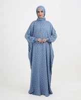 Serene Blue Premium Rayon Prayer Dress