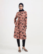 Blush Petal Printed Rayon Flared Top