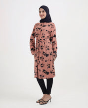 Blush Petal Printed Rayon Flared Top