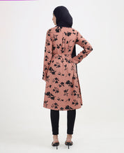 Blush Petal Printed Rayon Flared Top