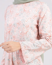 Mystic Bloom Flared Sleeves Top