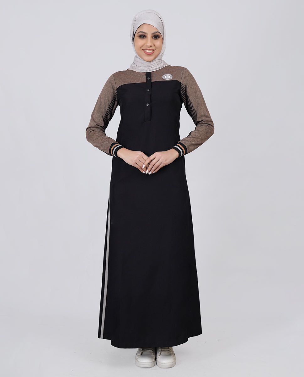 Majestic Black Smart Pick Jilbab