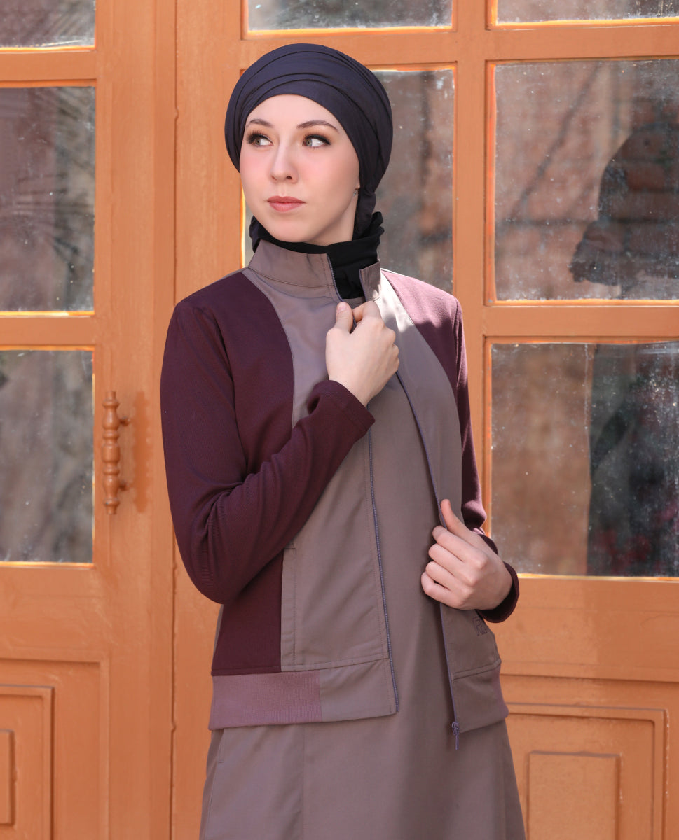 Serene Mauve Signature Jilbab