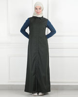 Ripe Olive Shirt Collar Jilbab