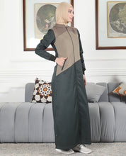 Mode Green Contrast Jilbab