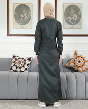 Mode Green Contrast Jilbab