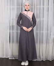 Urban Chic Grey Contrast Jilbab