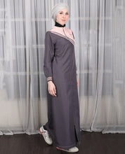 Urban Chic Grey Contrast Jilbab