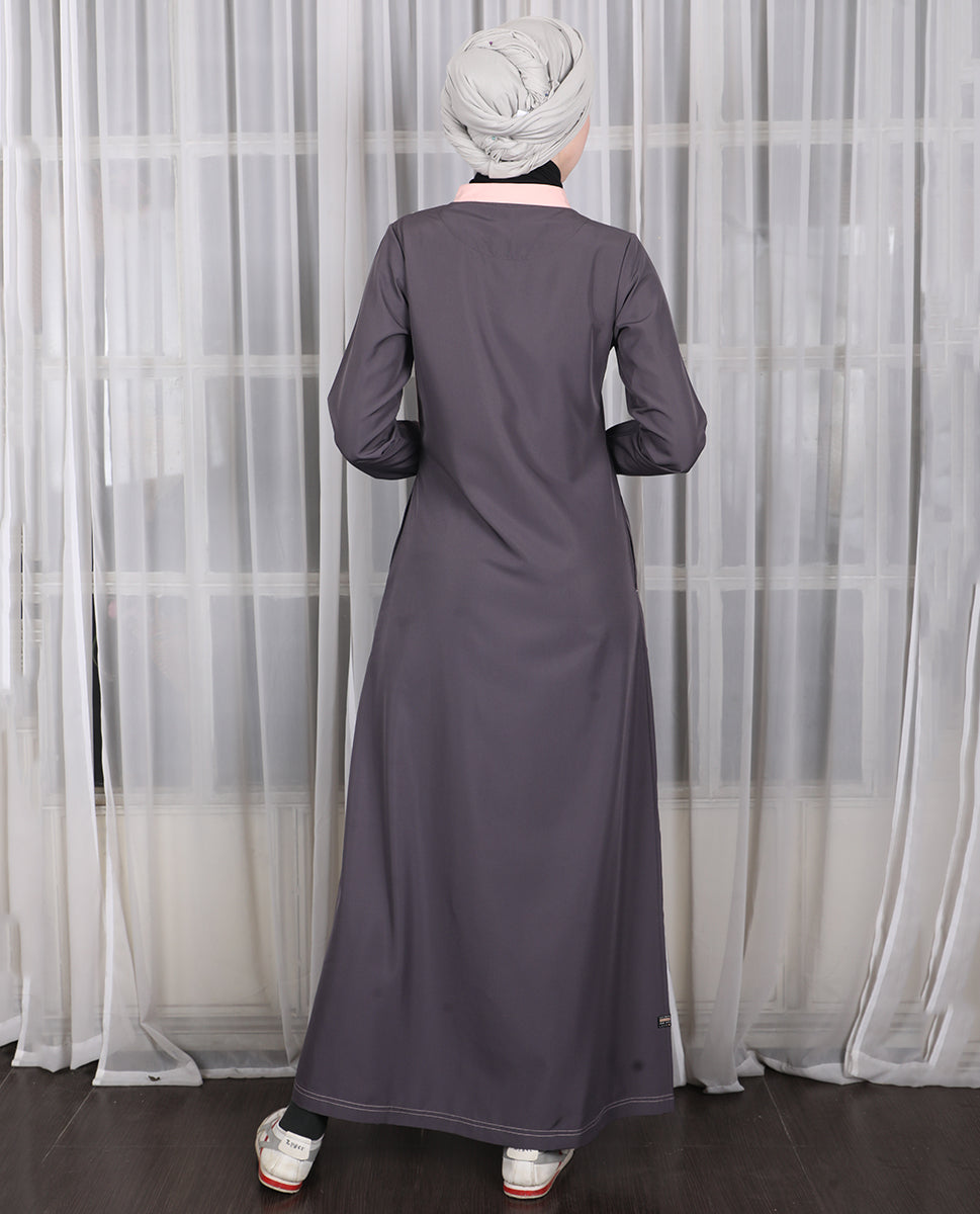 Urban Chic Grey Contrast Jilbab