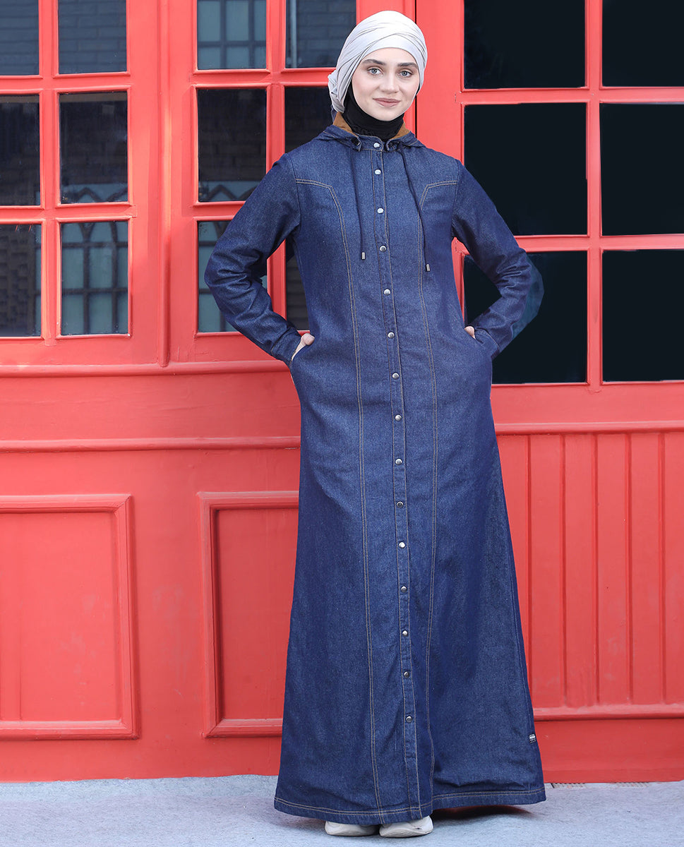Metroflex Denim Winter Jilbab