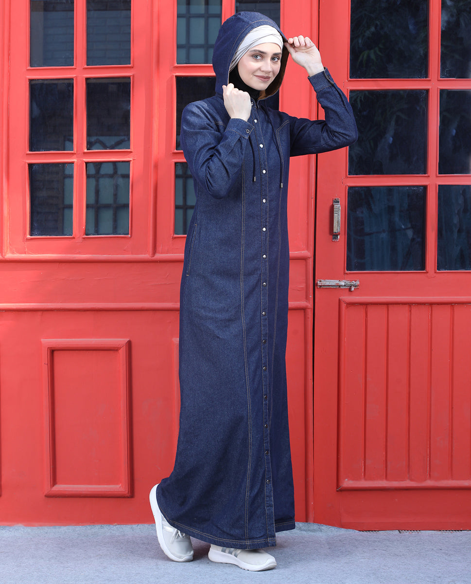 Metroflex Denim Winter Jilbab