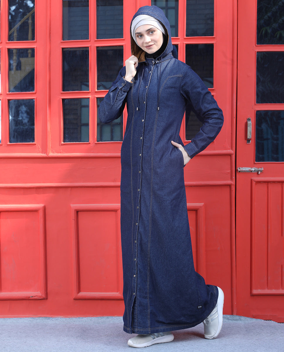 Metroflex Denim Winter Jilbab
