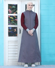 Burgundy Shadow Winter Jilbab