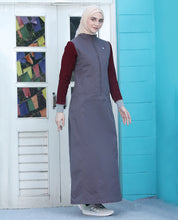 Burgundy Shadow Winter Jilbab