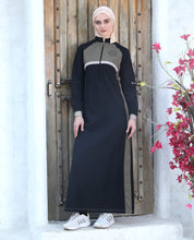 Black & Olive Smart Pick Jilbab