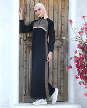 Black & Olive Smart Pick Jilbab