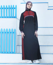 Modest Edge Contrast Jilbab