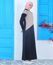 Urban Cross Contrast Colored Jilbab