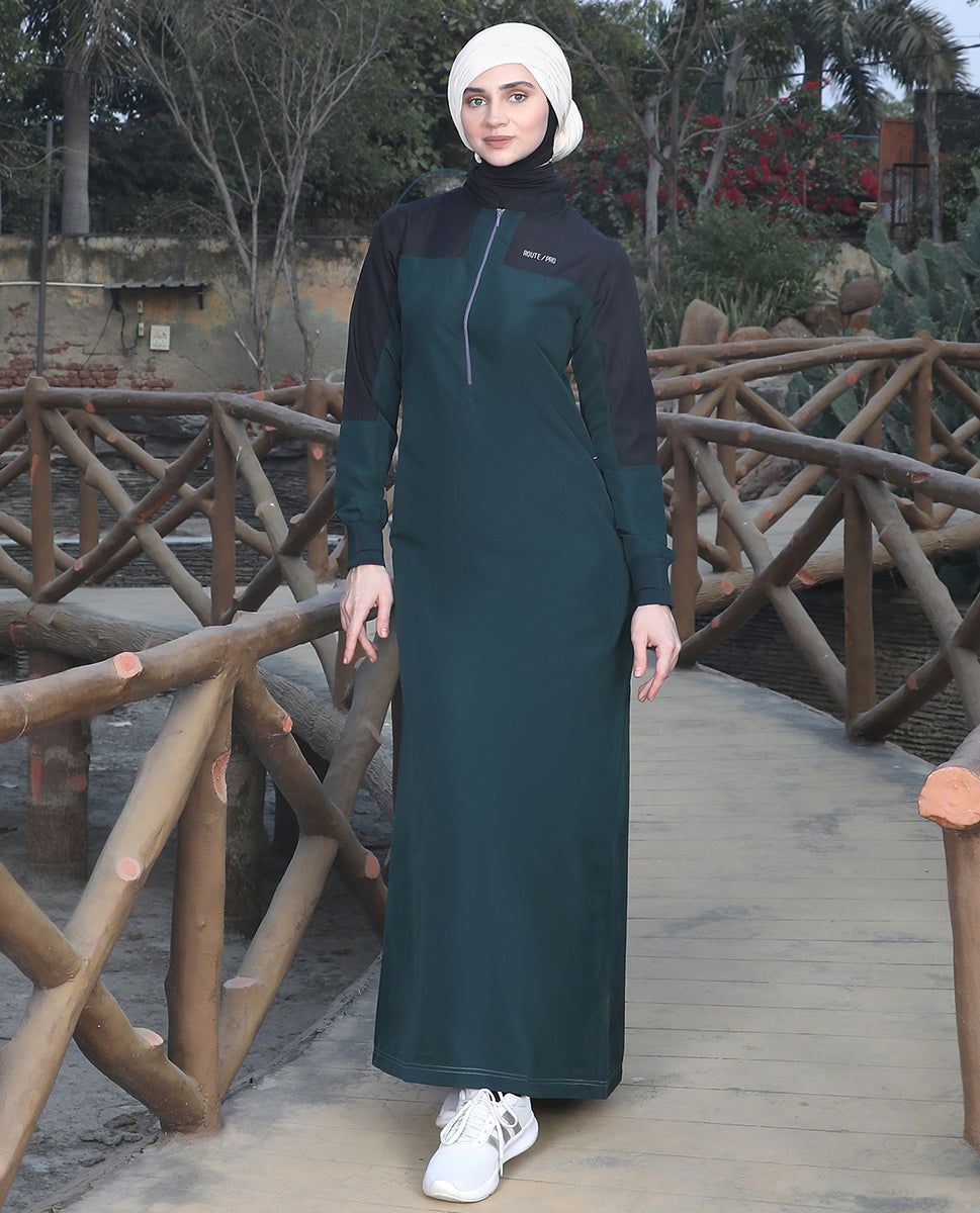 Contrast Flow Urban Jilbab