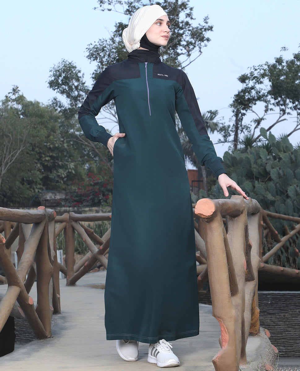 Contrast Flow Urban Jilbab