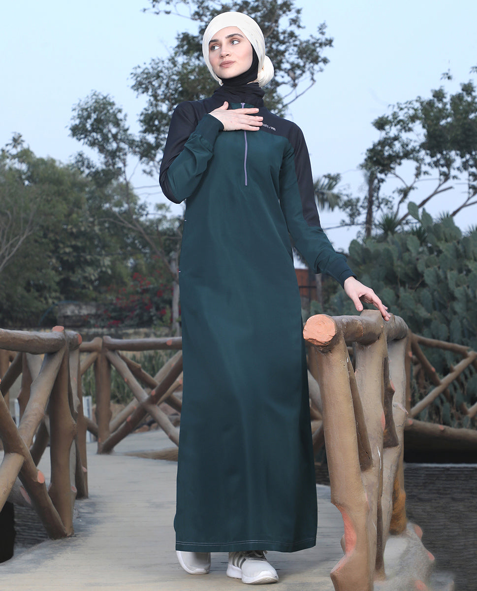 Contrast Flow Urban Jilbab