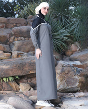 Toggle & String Grey Tone Jilbab