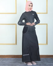 Soft Fit Belted Denim Jilbab