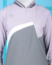 Urban Grey Contrast Color Jilbab