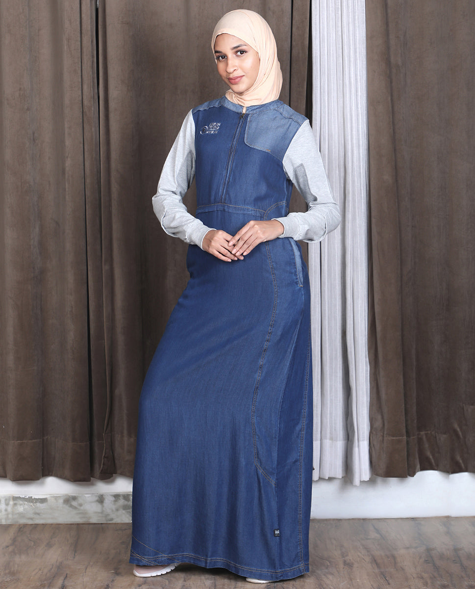 Metroflex Fine Denim Jilbab