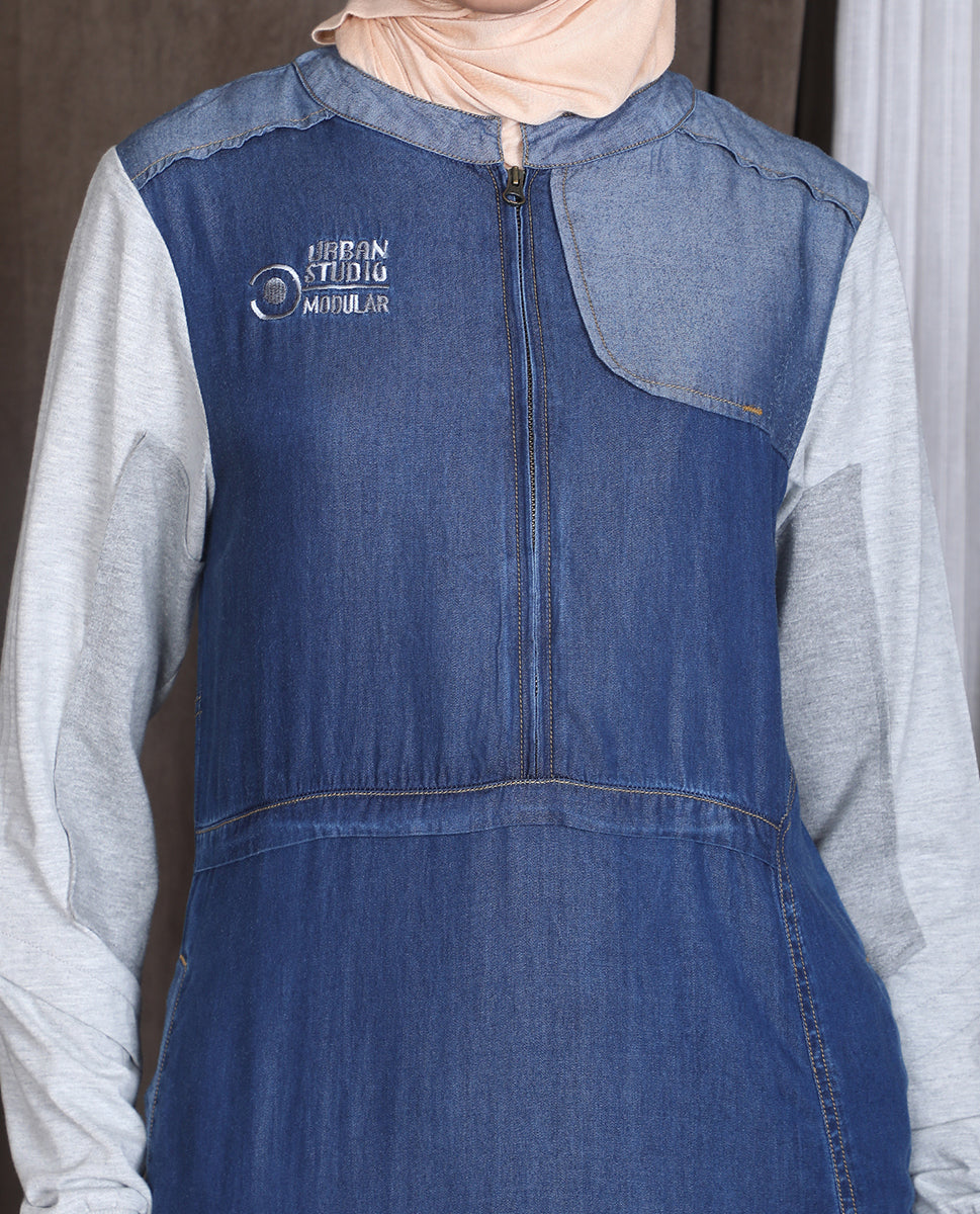 Metroflex Fine Denim Jilbab