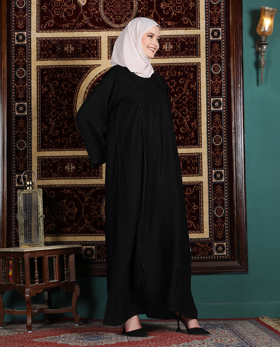 Black Charisma Embellished Abaya