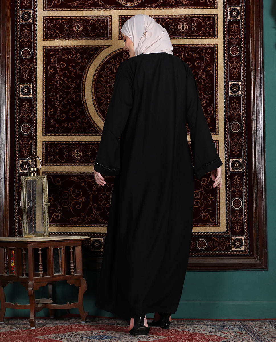 Black Charisma Embellished Abaya