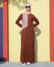Brown Wave Utility Jilbab