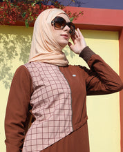 Brown Wave Utility Jilbab