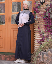 City Comfort Navy Contrast Jilbab