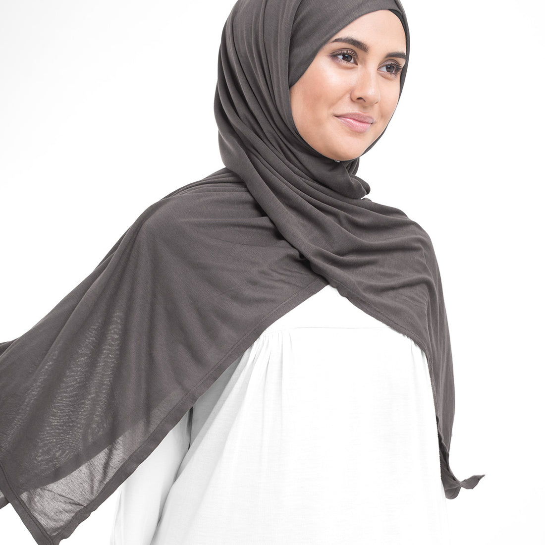 Rabbit jersey hijab, breathable hijab, stretchable scarf, Islamic scarf