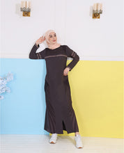 Shale and Grey Contrast jilbab